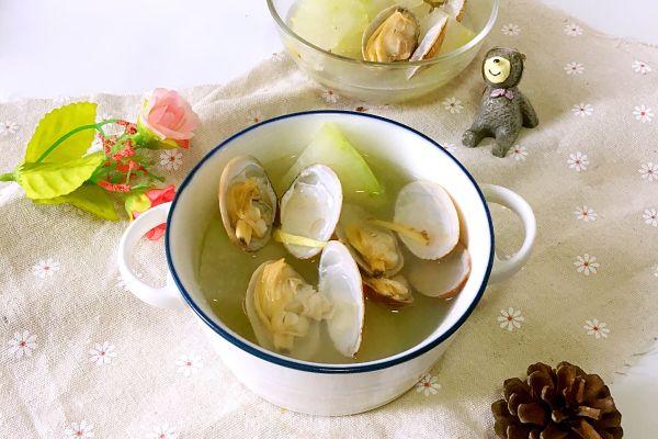 蛤蜊干冬瓜汤如何做,蛤蜊肉冬瓜汤的做法(1)