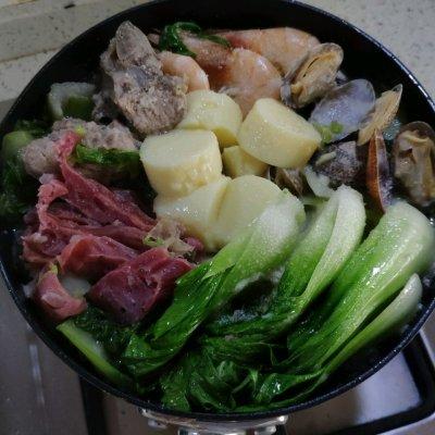 蛤蜊三鲜汤,鸡蛋蛤蜊汤最简单做法(11)