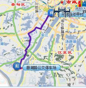 武汉公交273路车路线图,武汉公交283线路图(1)