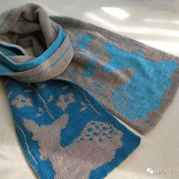 正反围巾的织法图解,双面围巾的织法图片(1)