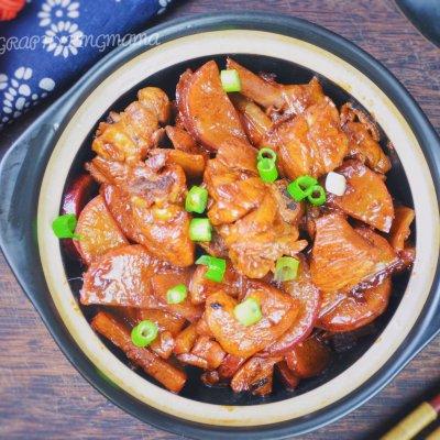 萝卜炖鸡块的家常做法,清炖鸡块炖萝卜怎么做好吃(8)