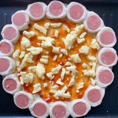 平底锅做披萨不糊的办法,披萨半成品用平底锅煎(4)