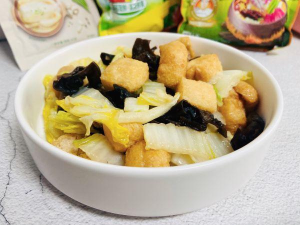 一日三餐油豆腐白菜,甘蓝炖豆腐的做法大全(1)