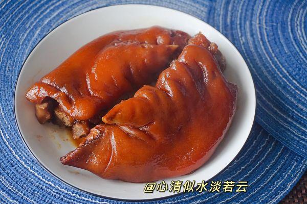 大卤猪手最好吃的做法,卤猪手回锅做法(1)