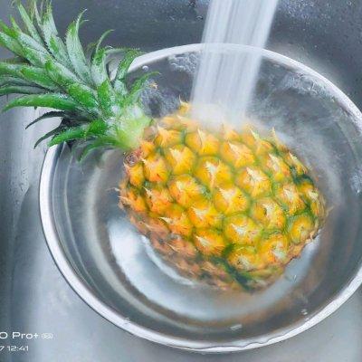 喷香菠萝饭详细做法,最火菠萝饭做法(2)