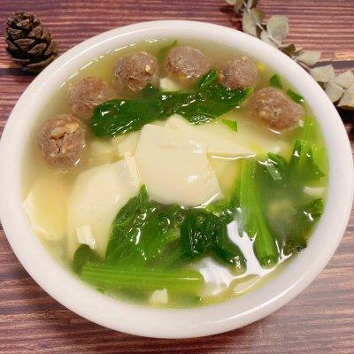 肉丸子豆腐汤的做法大全,萝卜肉丸子汤的做法大全(2)