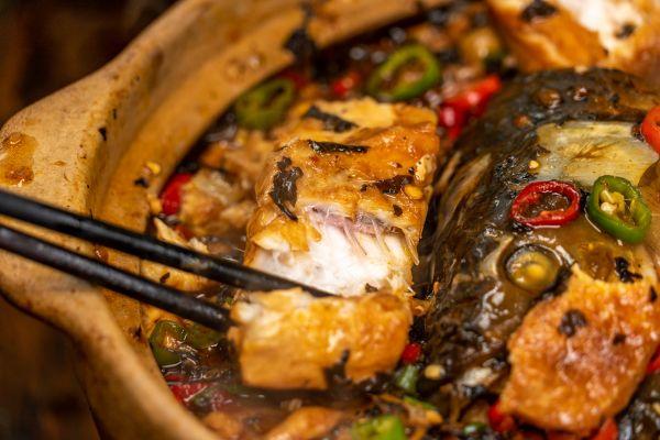 紫苏砂锅鱼家常做法,砂锅蒜蓉鱼的最正宗做法(1)