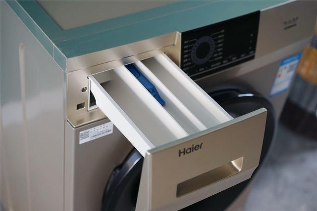 海尔滚筒洗衣机分配器盒不落锁,海尔洗衣机自动分配器盒怎么用(2)