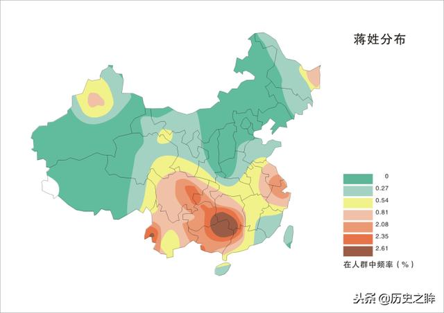 于姓在全国的分布图,于姓中国的哪个省最多(1)