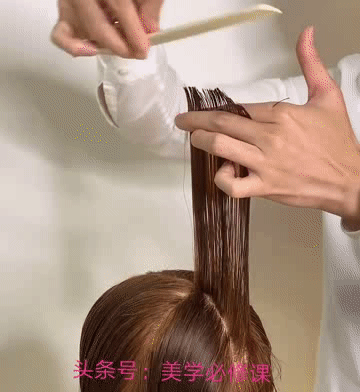 新手学剪头发怎么做,扫一扫脸型配发型(3)