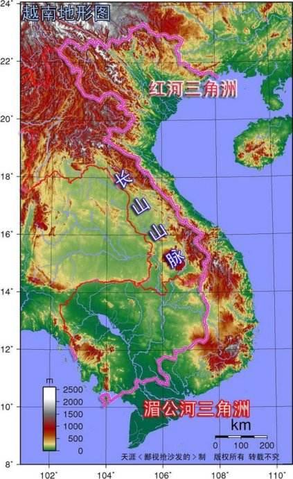 越南领土为什么庞大,越南国土为什么是狭窄的(1)