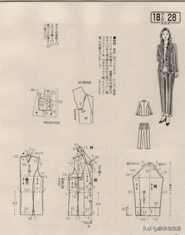 各种连袖连衣裙裁剪,连袖宽松连衣裙的裁剪方法(8)