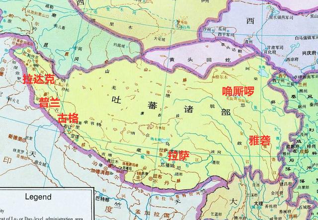 吐蕃灭亡后的朝代,古吐蕃全盛时的地理图(1)
