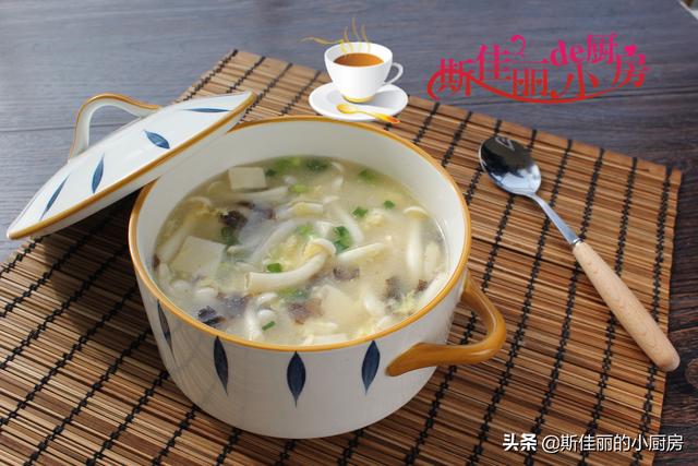 紫菜豆腐肉片汤做法,紫菜豆腐汤最简单做法(5)