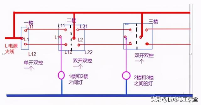 强光手电三档电路图原理,手电筒工作原理电路图(2)