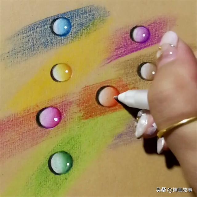 如何画立体水滴,怎么画水滴视频教程(4)