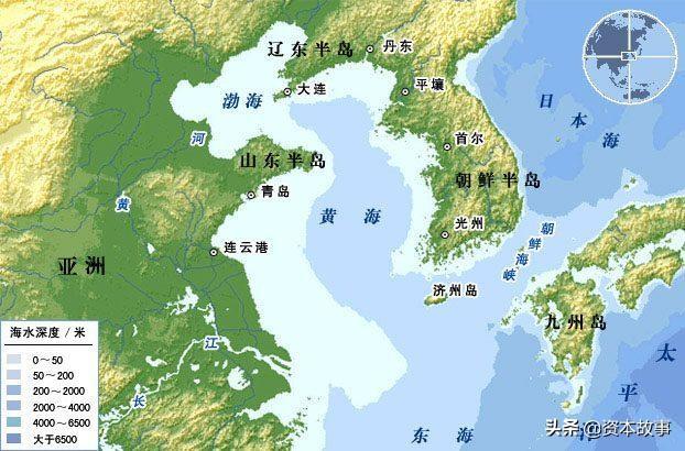 东海和黄海的分界线在哪里,中国的黄海与东海的交界在哪里(1)