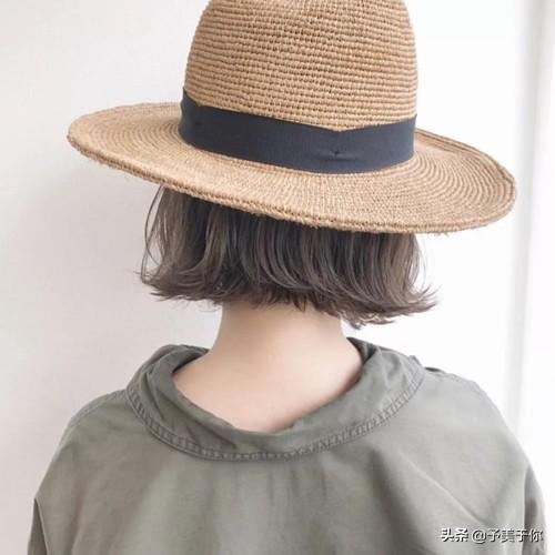 超短发帽子搭配夏,适合短发夏天戴的帽子(3)