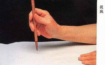 书法悬腕技巧图解,悬腕书法技巧和手法教程(3)