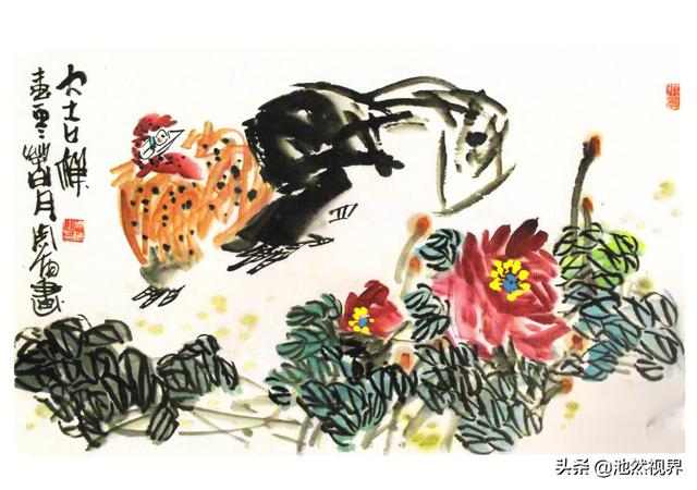 福建现代画家画鸡的人,画鸡最厉害的画家(3)
