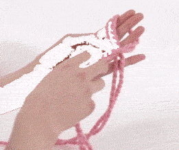 快速打围巾教程图片,新手学打围巾步骤(2)