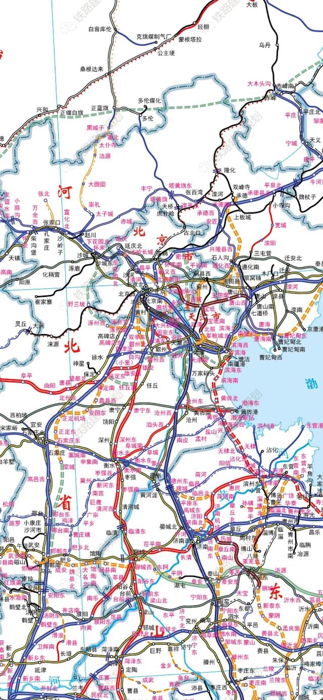 2022年高铁图,2022年中国高铁网络图(3)