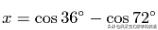sin36度等于多少,36度角的三角函数(2)