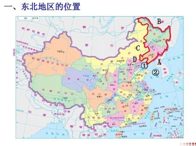 东北三省的地图全图,东北三省地图详细介绍(6)