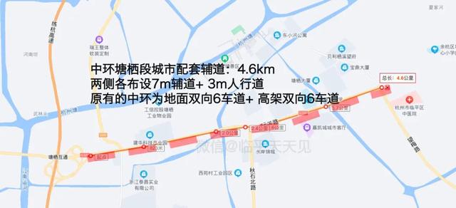 杭州中环高架规划图,杭州中环高架最新进度(2)