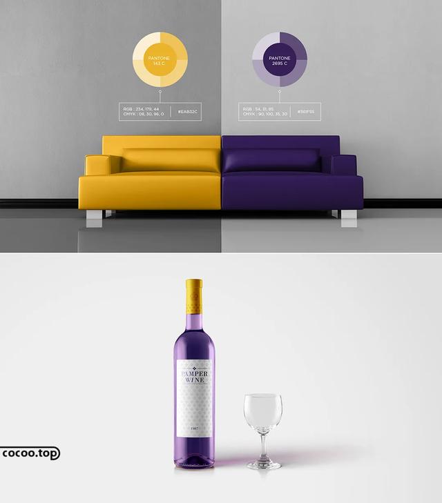 淡紫色配哪5种颜色好看,紫色的最佳配色图片(3)
