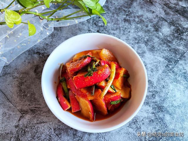 韩国青萝卜泡菜的家常做法,韩式萝卜泡菜的正宗做法(17)