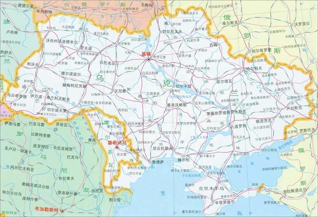 乌克兰东部四个州面积多大,乌克兰各州面积大小排名(1)