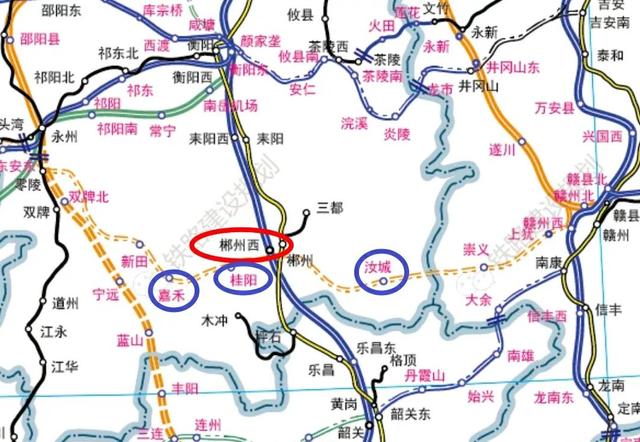 京广高铁二线嘉禾县,嘉禾县高铁规划图(2)