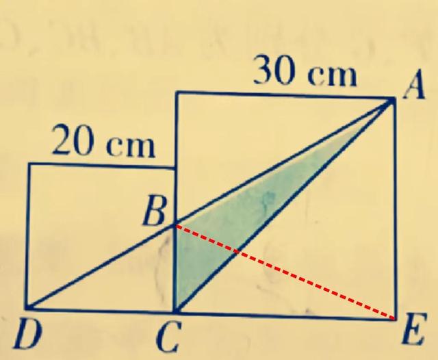 大小两个正方形并排在一起,两个正方形并排放置(2)