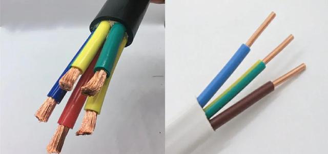 220v三芯电线颜色接线方法,三相电线颜色接法图解(1)