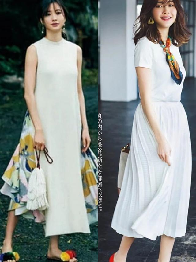 冬天白色百褶裙搭配方法,白色百褶裙冬天搭配(4)