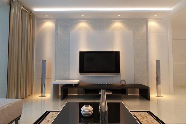 客厅70寸电视机安装高度,75寸电视挂墙参照表(2)