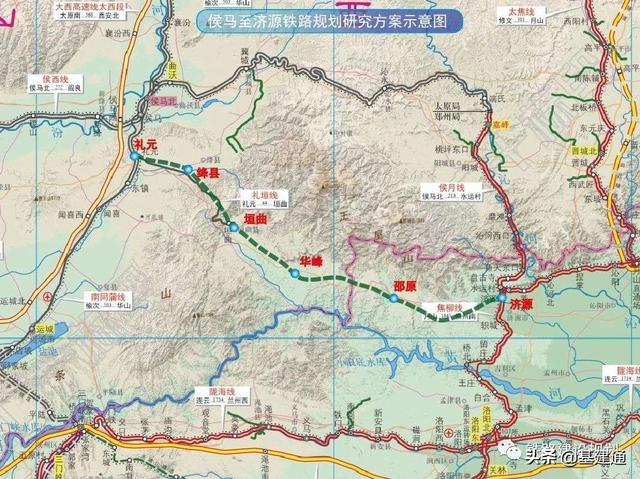 太焦铁路扩建,青兰铁路路线图(3)