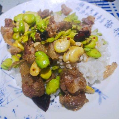 焖蚕豆饭的制作方法,蚕豆焖饭最简单的做法(6)