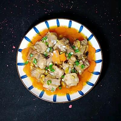 酸梅蒸排骨豆豉蒜蓉的做法,酸梅排骨怎么蒸得好吃又嫩(6)