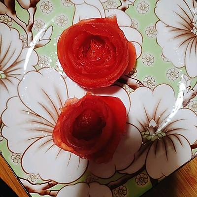 玫瑰西红柿做法大全,西红柿玫瑰制作方法(4)