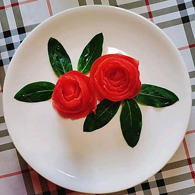 玫瑰西红柿做法大全,西红柿玫瑰制作方法(5)