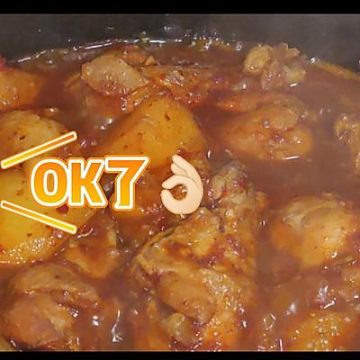 韩式炖鸡肉的做法大全,鸡肉炖土豆真实图片(6)