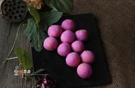 紫薯红豆球的做法（紫薯球的做法和配方）