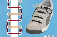 二边双排鞋孔鞋带系法（2个双排鞋孔鞋带系法）