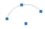 cad十字光标旁边蓝点（cad十字光标旁有个方块和点）