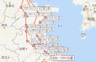京沪线高铁路线图最新（京沪高铁二线全线图）