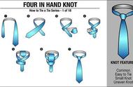 休闲领带最简单的打法（休闲领带打法图解最简单）