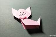 小猫折纸步骤图解法视频（折小猫最简单折纸步骤）