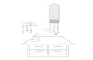 厨房天然气热水器怎么安装（厨房的燃气热水器管道怎么装的）